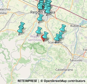 Mappa Via G. Chierici, 42020 Borzano RE, Italia (9.1895)