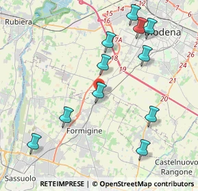 Mappa Via Jori Athos Lisiat, 41043 Formigine MO, Italia (4.45)