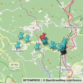 Mappa SP 7, 16019 Ronco Scrivia GE, Italia (1.928)