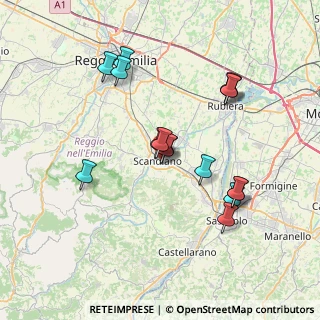 Mappa 42019 Scandiano RE, Italia (7.07438)