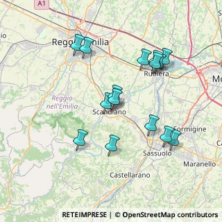 Mappa 42019 Scandiano RE, Italia (7.30933)