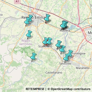 Mappa 42019 Scandiano RE, Italia (7.32647)