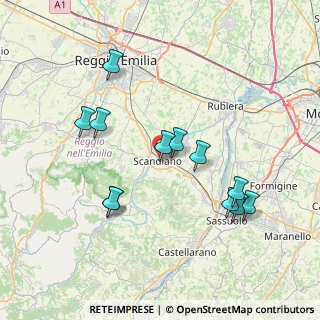 Mappa 42019 Scandiano RE, Italia (7.5425)