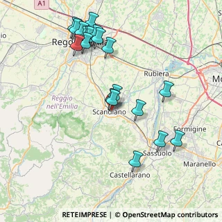 Mappa 42019 Scandiano RE, Italia (8.808)