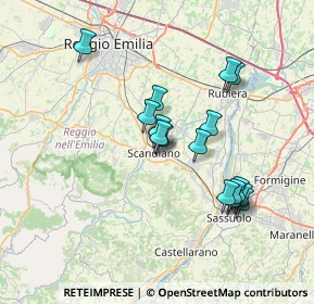 Mappa 42019 Scandiano RE, Italia (6.48188)