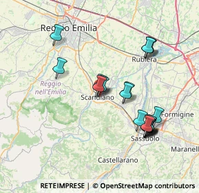 Mappa Via Martiri della Libertà, 42019 Scandiano RE, Italia (7.42526)