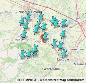 Mappa 42019 Scandiano RE, Italia (6.725)