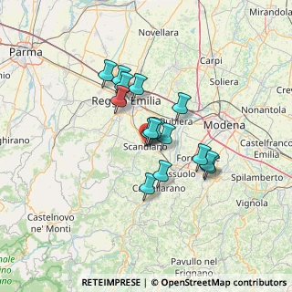 Mappa 42019 Scandiano RE, Italia (10.02)