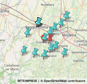 Mappa 42019 Scandiano RE, Italia (11.71353)