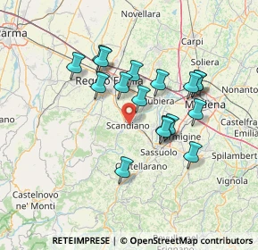 Mappa 42019 Scandiano RE, Italia (12.34471)