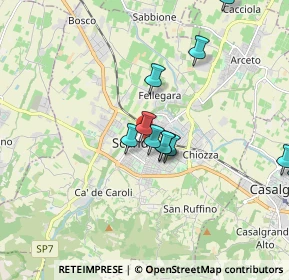 Mappa Via XXV Aprile, 42019 Scandiano RE, Italia (1.75636)