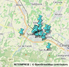 Mappa Via XXV Aprile, 42019 Scandiano RE, Italia (0.8155)