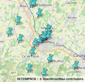 Mappa Via XXV Aprile, 42019 Scandiano RE, Italia (1.7805)