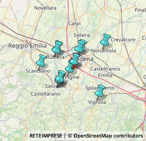 Mappa Via Martiniana, 41126 Modena MO, Italia (8.85308)