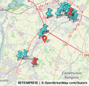 Mappa Via Martiniana, 41126 Modena MO, Italia (5.0755)