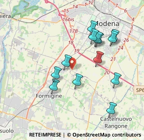 Mappa Via Martiniana, 41126 Modena MO, Italia (3.67077)