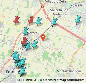 Mappa Via Martiniana, 41126 Modena MO, Italia (2.681)