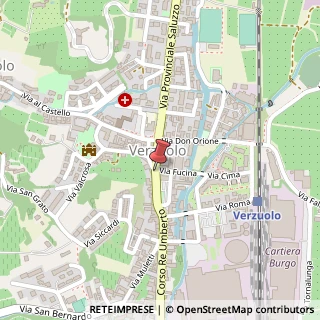 Mappa Corso Re Umberto, 45, 12039 Verzuolo, Cuneo (Piemonte)