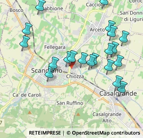 Mappa Via Marino Mazzacurati, 42019 Scandiano RE, Italia (2.0795)