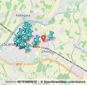 Mappa Via M. Mazzacurati, 42019 Scandiano RE, Italia (0.936)