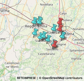 Mappa Via Giuseppe Mazzini, 42019 Scandiano RE, Italia (9.83267)