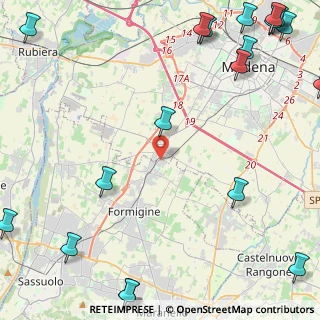 Mappa Via G. Tiraboschi, 41043 Casinalbo MO, Italia (7.52579)
