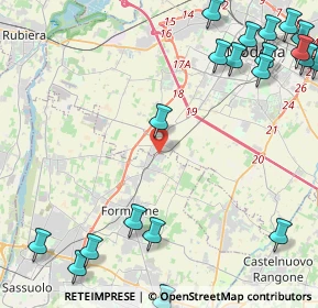 Mappa Via G. Tiraboschi, 41043 Casinalbo MO, Italia (6.5925)