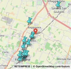 Mappa Strada Nazionale Giardini, 41043 Formigine MO, Italia (2.48467)
