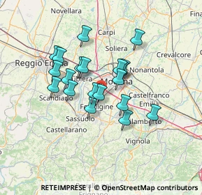Mappa Via G. Tiraboschi, 41043 Casinalbo MO, Italia (11.025)