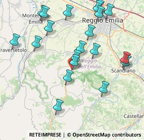 Mappa SS 63, 42030 Vezzano Sul Crostolo RE, Italia (9.0305)