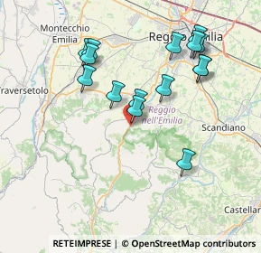 Mappa SS 63, 42030 Vezzano Sul Crostolo RE, Italia (7.546)