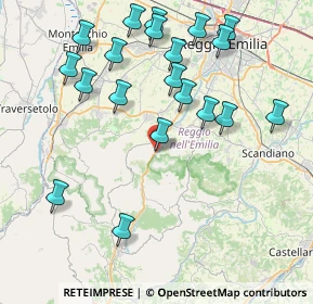 Mappa SS 63, 42030 Vezzano Sul Crostolo RE, Italia (8.9895)