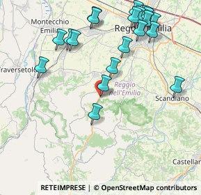 Mappa SS 63, 42030 Vezzano Sul Crostolo RE, Italia (9.661)