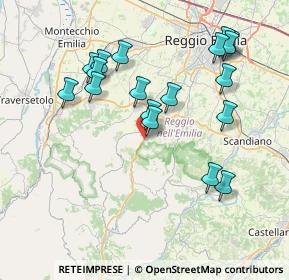 Mappa SS 63, 42030 Vezzano Sul Crostolo RE, Italia (7.93889)