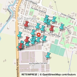 Mappa Via Ghigo Zanfrognini, 41126 San Damaso MO, Italia (0.20385)