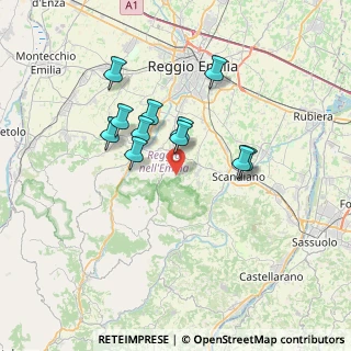 Mappa Via San Geminiano, 42020 Albinea RE, Italia (5.90727)