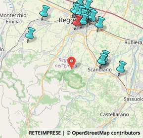 Mappa Via San Geminiano, 42020 Albinea RE, Italia (10.153)