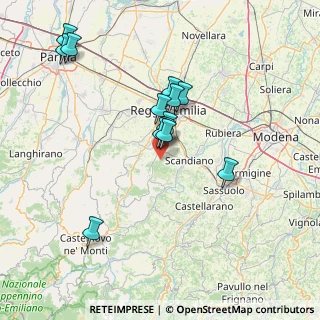 Mappa Via San Geminiano, 42020 Albinea RE, Italia (13.84077)