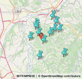 Mappa Localita Bussia, 12065 Monforte D'alba CN, Italia (5.7075)