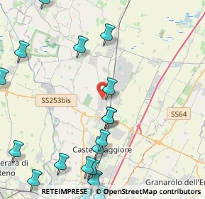 Mappa Via dé Giudei, 40016 San Giorgio di piano BO, Italia (6.12)