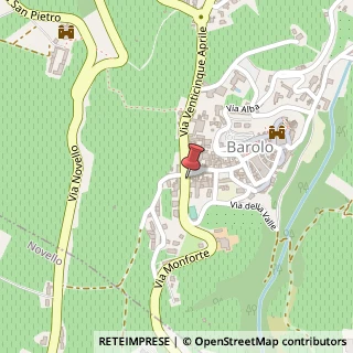 Mappa Via Monforte, 10, 12060 Barolo, Cuneo (Piemonte)