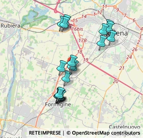 Mappa Via Caduti senza Croce, 41126 Modena MO, Italia (3.539)