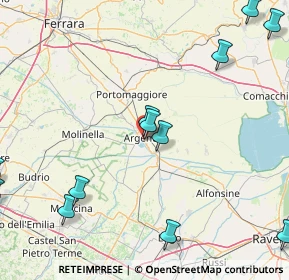 Mappa Via Luigi Magrini, 44011 Argenta FE, Italia (23.03333)