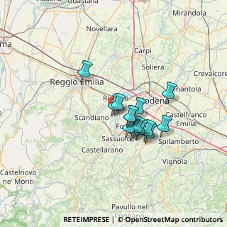 Mappa Via Canalazzo, 42013 Casalgrande RE, Italia (9.51214)