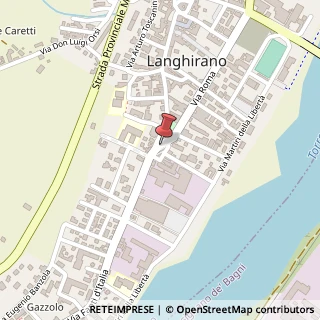 Mappa Piazza F. Corridoni, 37, 43013 Langhirano, Parma (Emilia Romagna)