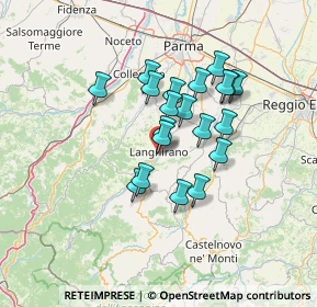 Mappa Piazza Filippo Corridoni, 43013 Langhirano PR, Italia (10.782)