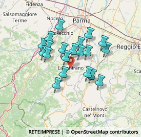 Mappa Piazza Filippo Corridoni, 43013 Langhirano PR, Italia (10.8515)