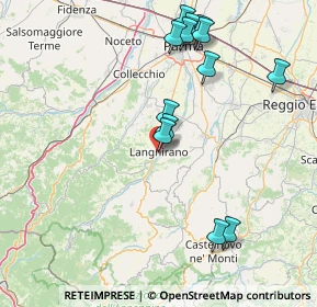 Mappa Piazza Filippo Corridoni, 43013 Langhirano PR, Italia (16.93308)