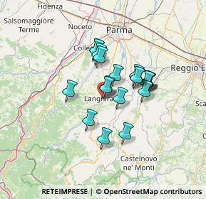 Mappa Piazza Filippo Corridoni, 43013 Langhirano PR, Italia (10.009)