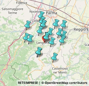 Mappa Piazza Filippo Corridoni, 43013 Langhirano PR, Italia (10.286)